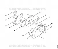 Frein de chaîne pour Stihl 032 AVE