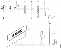 Outils, Accessoires optionnels pour Stihl 032 AVEQ