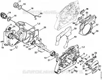 Carter, Tendeur de chaîne pour Stihl 034