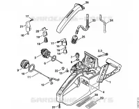 Carter de réservoir pour Stihl 034