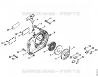 Dispositif de lancement (31.2001) pour Stihl 034