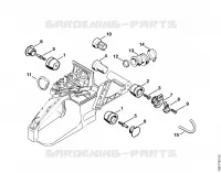 Système AV pour Stihl 034