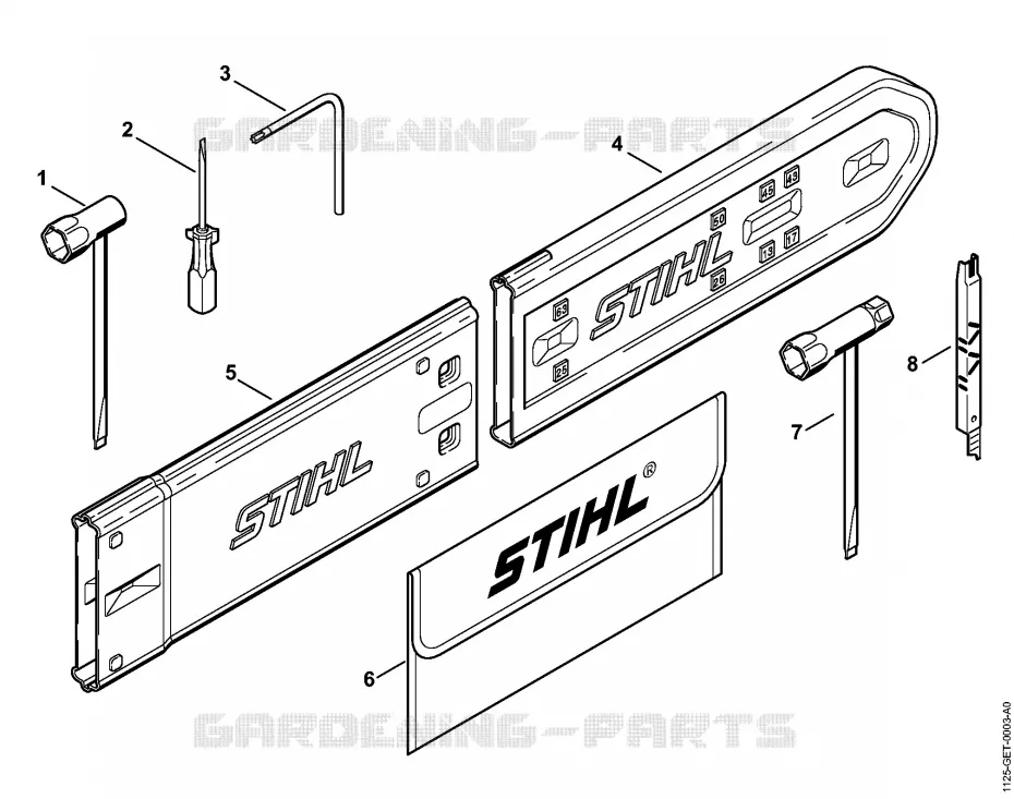 Outils, Accessoires optionnels Stihl Tronçonneuses Tronçonneuses Tronçonneuses thermiques 034  034