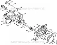 Carter de vilebrequin pour Stihl 036 W