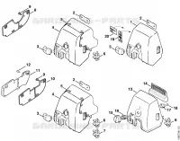 Couvercle de carter de carburateur pour Stihl 036 W