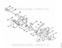 Carter de vilebrequin pour Stihl 038