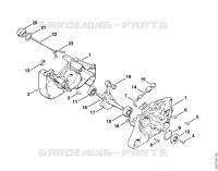 Carter de vilebrequin pour Stihl 038 MW