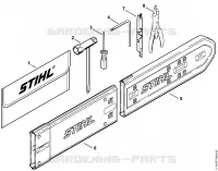 Outils, Accessoires optionnels pour Stihl 038 MW