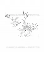 Carter de réservoir pour Stihl 038 M