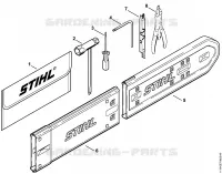 Outils, Accessoires optionnels pour Stihl 038 M