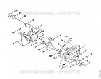 Carter de vilebrequin pour Stihl 038 MRII