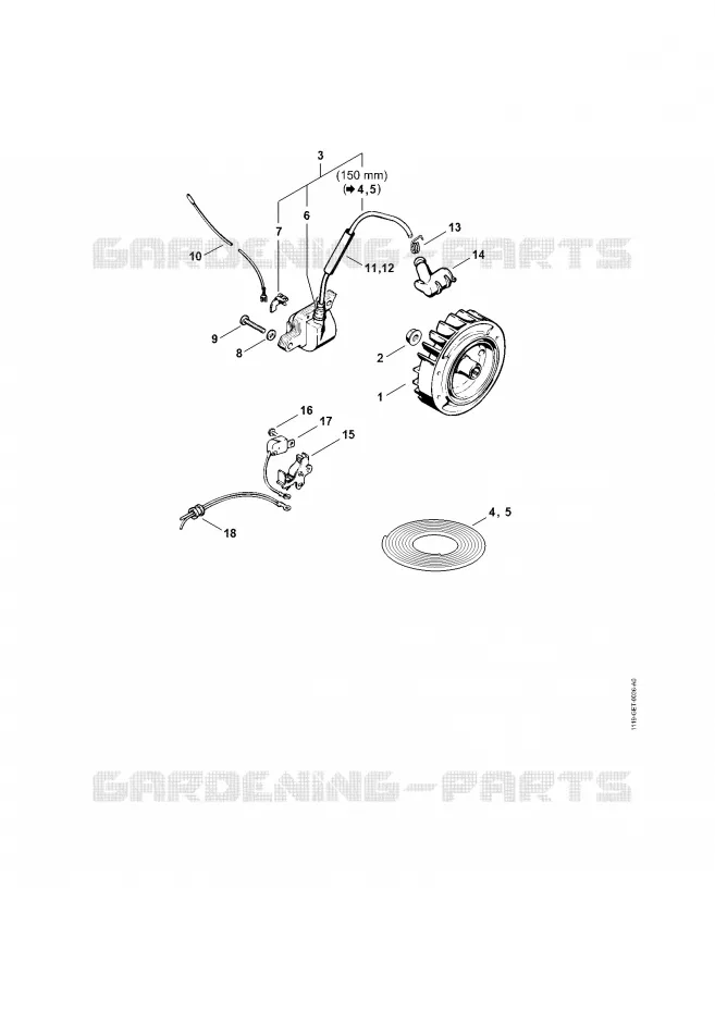 Dispositif d'allumage Stihl Tronçonneuses Tronçonneuses Tronçonneuses thermiques 038 MRII  038 MRII