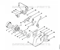 Frein de chaîne avec embrayage séparateur pour Stihl 041 AVEQ