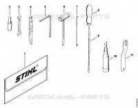 Outils, Accessoires optionnels pour Stihl 041 AVQ