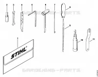 Outils, Accessoires optionnels pour Stihl 041 AVFBQ