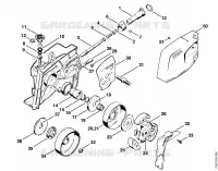 Pompe à huile, Embrayage, Couvercle de pignon pour Stihl 041 AVFBQ