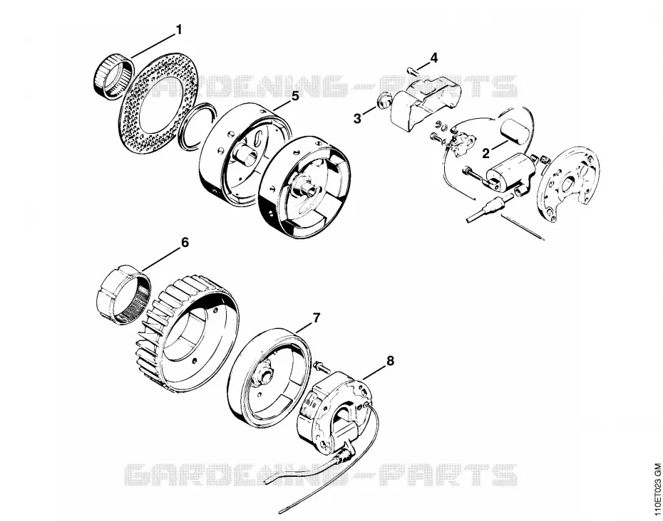 Dispositif d'allumage (27.79) Stihl Tronçonneuses Tronçonneuses Tronçonneuses thermiques 041 AVFBQ  041 AVFBQ