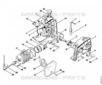 Carter, Cylindre, Silencieux pour Stihl 041 FB