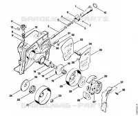Pompe à huile, Embrayage pour Stihl 041 FB