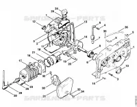 Carter, Cylindre pour Stihl 041 G