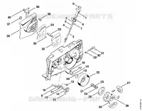 Pompe à huile, Embrayage pour Stihl 041 G