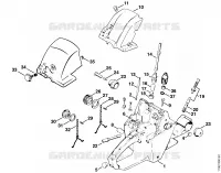 Carter de réservoir pour Stihl 042