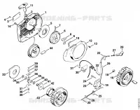 Dispositif de lancement, Dispositif d'allumage pour Stihl 042