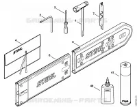 Outils, Accessoires optionnels pour Stihl 044
