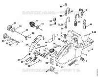 Carter de réservoir pour Stihl 044 W