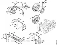 Dispositif d'allumage pour Stihl 044 W