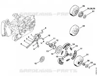 Pompe à huile, Embrayage pour Stihl 044 W