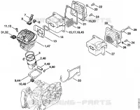 Cylindre pour Stihl 044 C
