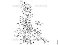 Carburateur pour Stihl 045 AV