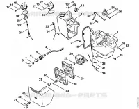 Carter de carburateur, Filtre à air pour Stihl 045 AVE
