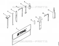 Outils, Accessoires optionnels pour Stihl 045 AVEQ