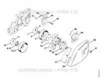 Pignon, Embrayage pour Stihl 045 AVSEQ