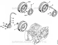 Dispositif d'allumage pour Stihl 046 C