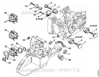 Système AV pour Stihl 046 C