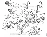 Carter de réservoir pour Stihl 046