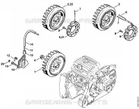Dispositif d'allumage pour Stihl 046 Magnum BR