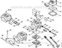 CarburateurHD 14, HD 16, HD 24 pour Stihl 046 WVH