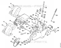 Carter de réservoir pour Stihl 048 AV