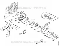Pompe à huile, Embrayage pour Stihl 048 AV