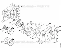 Embrayage, Couvercle de pignon pour Stihl 051