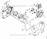 Dispositif de lancement entraîneur ⇥ X 6 745 960 (30.80) pour Stihl 051 Q