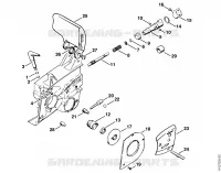 Pompe à huile pour Stihl 051 Q