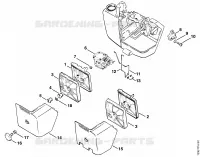 Filtre à air pour Stihl 056