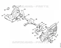 Carter, Vilebrequin pour Stihl 056 M
