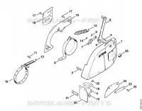 Frein de chaîne pour Stihl 056 M