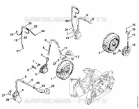 Dispositif d'allumage pour Stihl 064 W